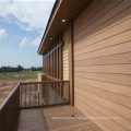 Solid durable impermeable WPC Decking para jardín decorativo